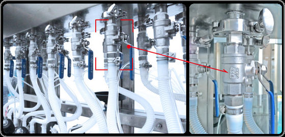 مبيدات الآفات مستحلب المياه طبل آلة تعبئة المواد الكيميائية آلة الحواسيب الصغيرة في خط 0.7KW