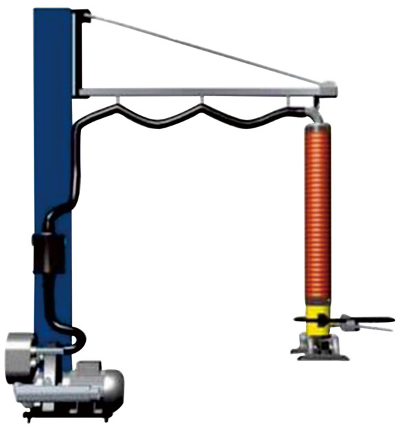 EMLH1202550 نظام رفع الفراغ 2800mm*270° قطاع منطقة العمل مع سباق سبيكة الألومنيوم