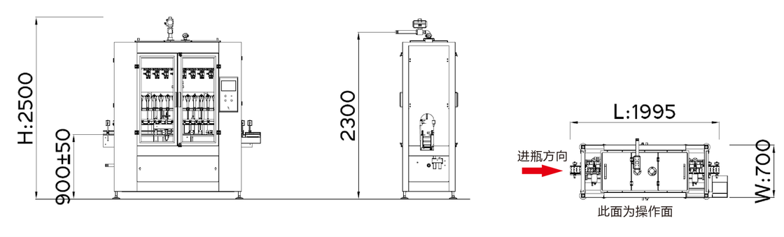 آلة تعبئة ميكرو كمبيوتر متحكم بها بواسطة PLC CDP-16A مع فولاذ مقاوم للصدأ SUS304 وتغذية وزن بالمقياس الكهربائي
