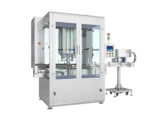 PLC الروتاري آلة السد التلقائي المسمار 6 رؤوس 50ML-1000ML 6500 BPH التلقائي
